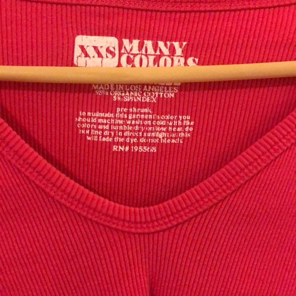 Big Bud Press XXS hot pink long sleeve shirt